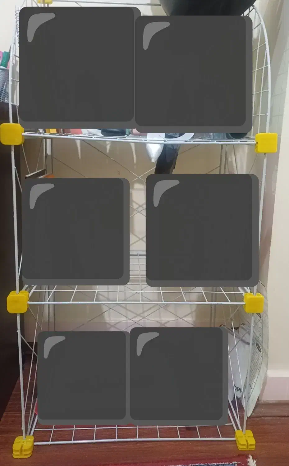 کتابخانه فلزی ۳ طبقه|کتابخانه، شلف، قفسههای دیواری|بندرعباس, |دیوار