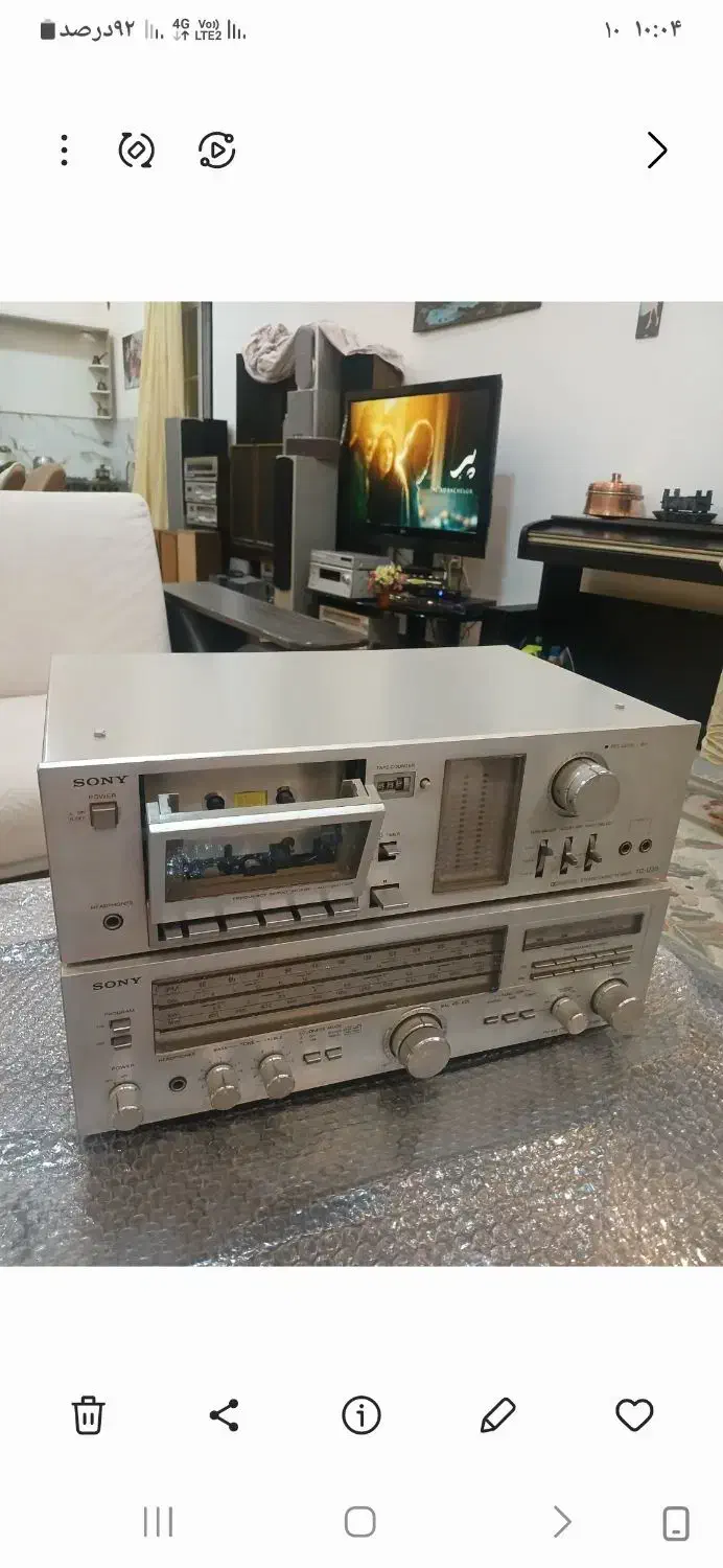 فروش دک کاست و امپلی سونی در حد اکبندنو|سیستم صوتی خانگی|بابلسر, |دیوار