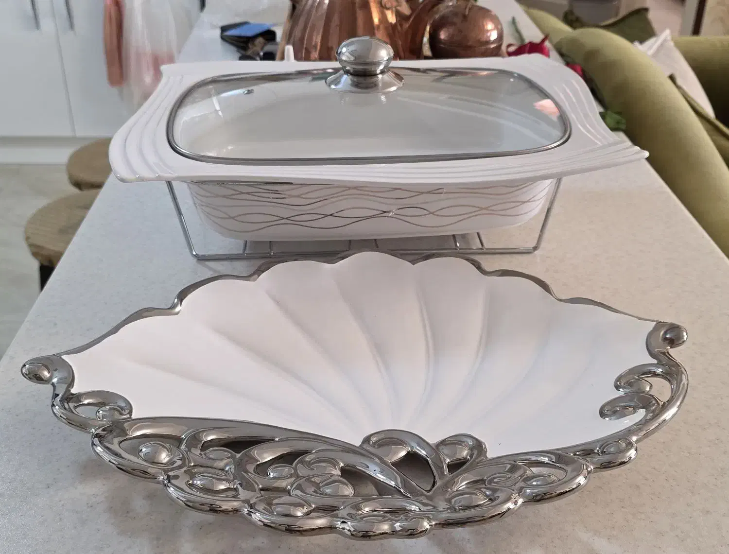 سوفله خوری وارمر دار و میوه خوری|ظروف سرو و پذیرایی|کرج, فاز ۴ مهرشهر|دیوار