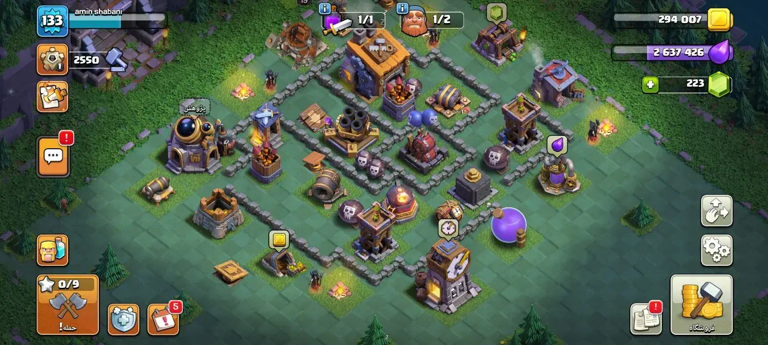 کلش اف کلنز تال ۱۳|کنسول، بازی ویدئویی و آنلاین|قوچان, |دیوار