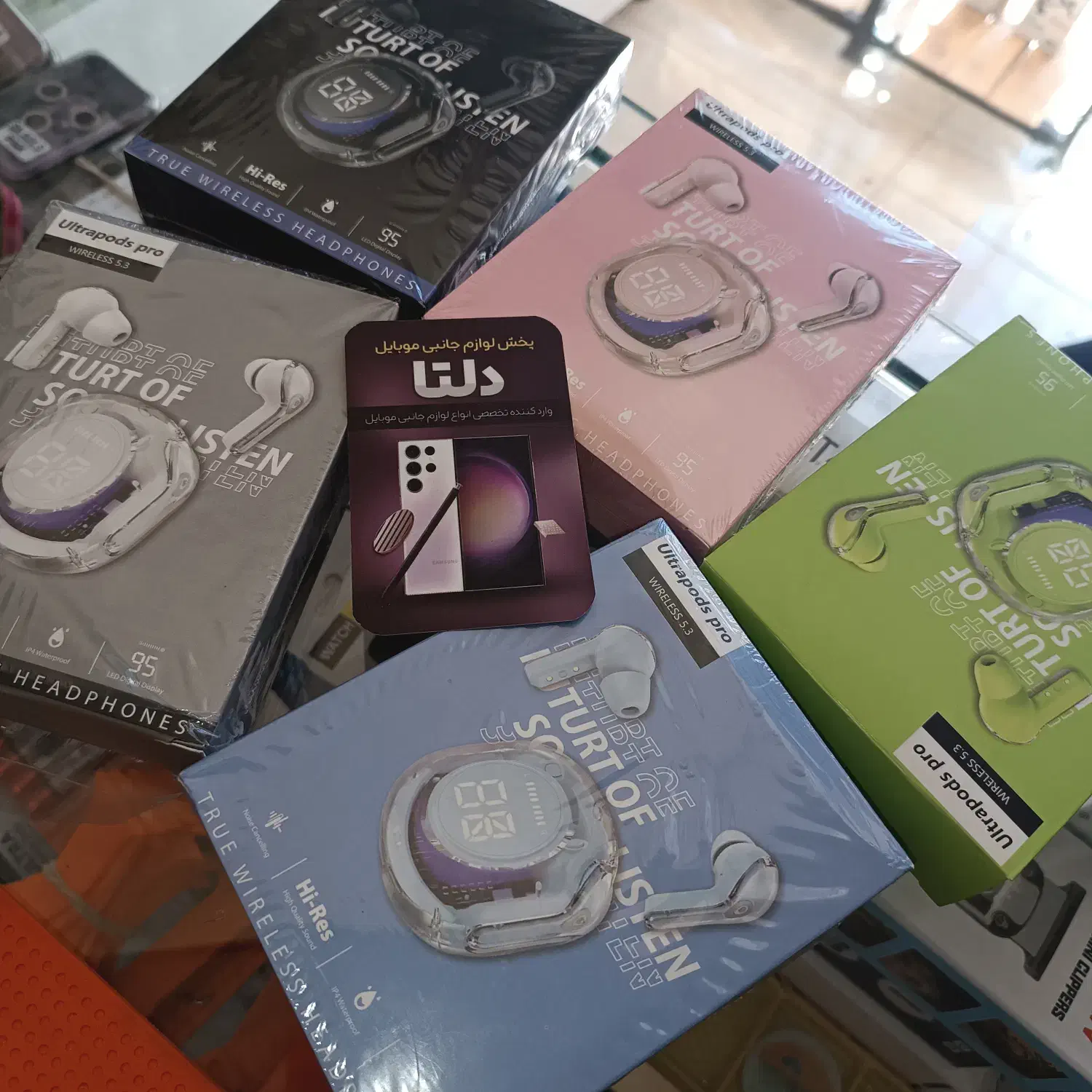 ایرپاد شیشه رنگی اورجینال با گارانتی 18 ماهه ساعت|لوازم جانبی موبایل و تبلت|مشهد, گلبرگ|دیوار