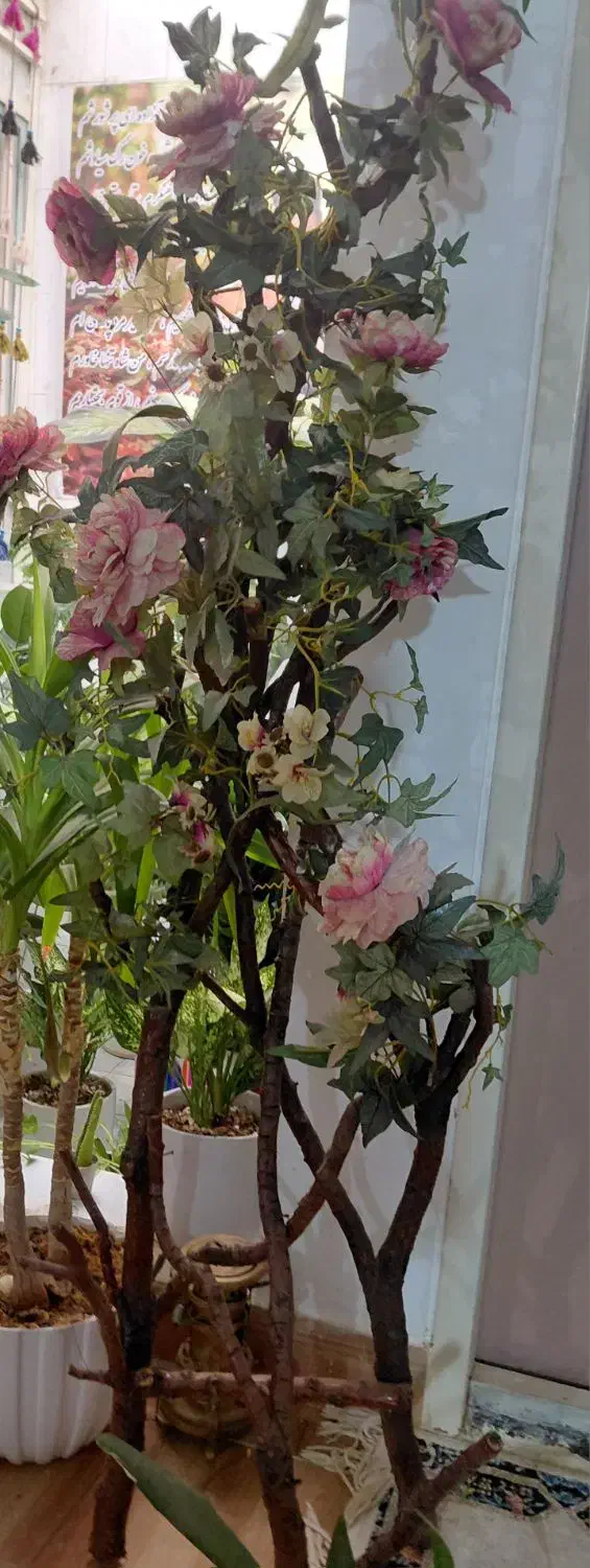 گل منصوعی خیلی زیبا|گل مصنوعی|مسجد سلیمان, |دیوار