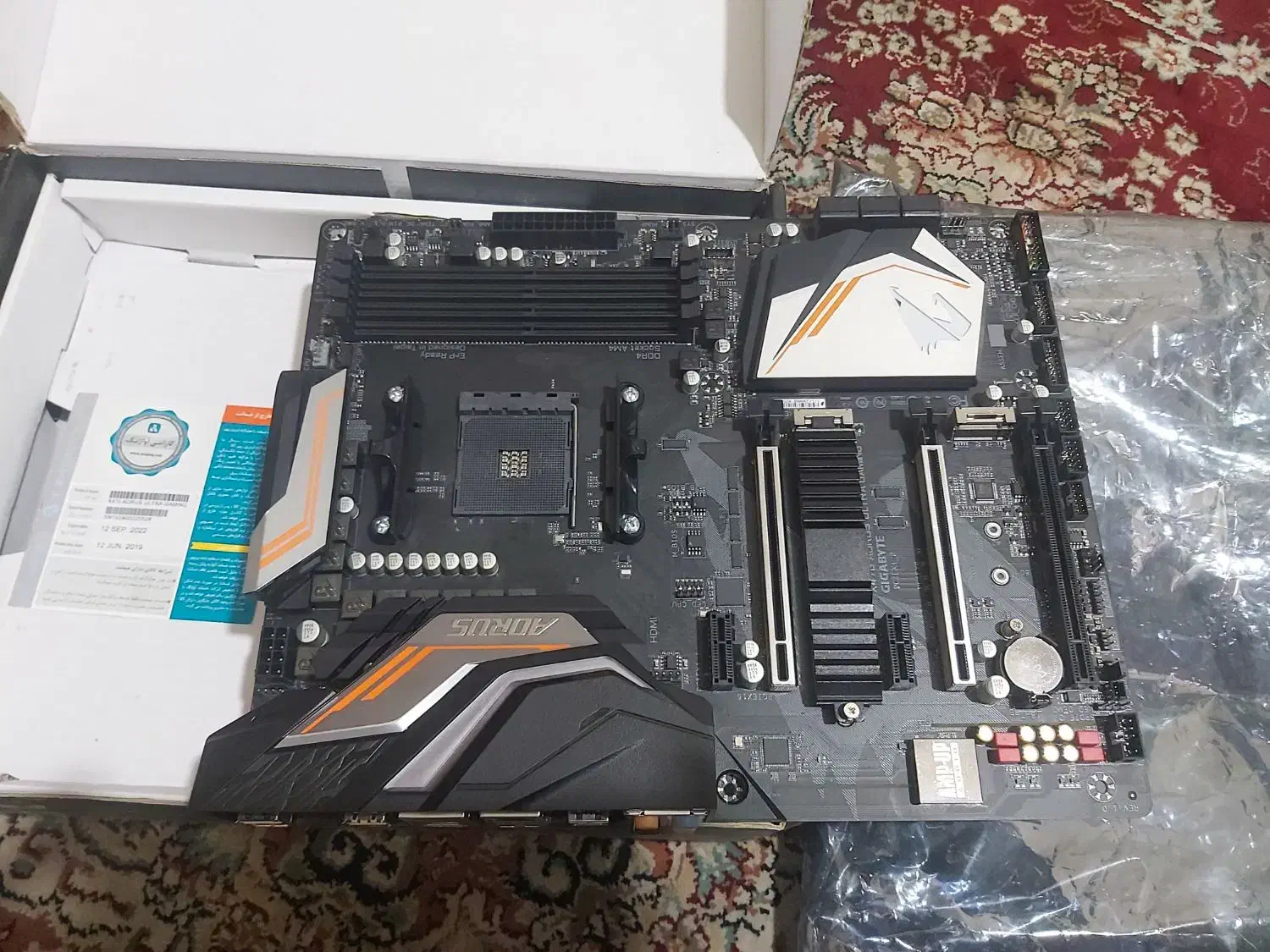 مادربرد گیگابایت مدل X470 AORUS ULTRA GAMING|قطعات و لوازم جانبی رایانه|اهواز, کوی طلاب|دیوار