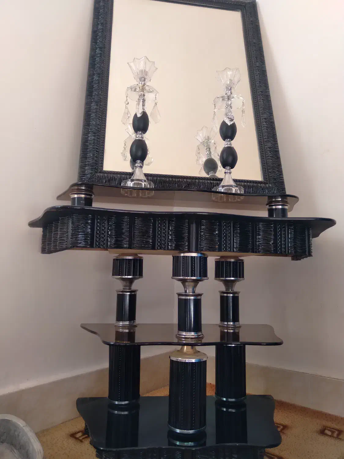 آینه شمعدان|بوفه، ویترین، کنسول|نیمبلوک, |دیوار