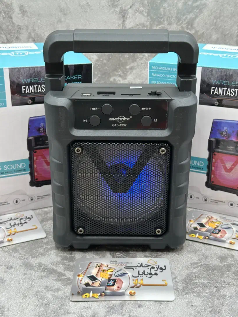 اسپیکر بلوتوثی RGB دار مدل GTS-1389 سایز 4 اینچ|پخشکننده همراه|کرج, گلشهر|دیوار