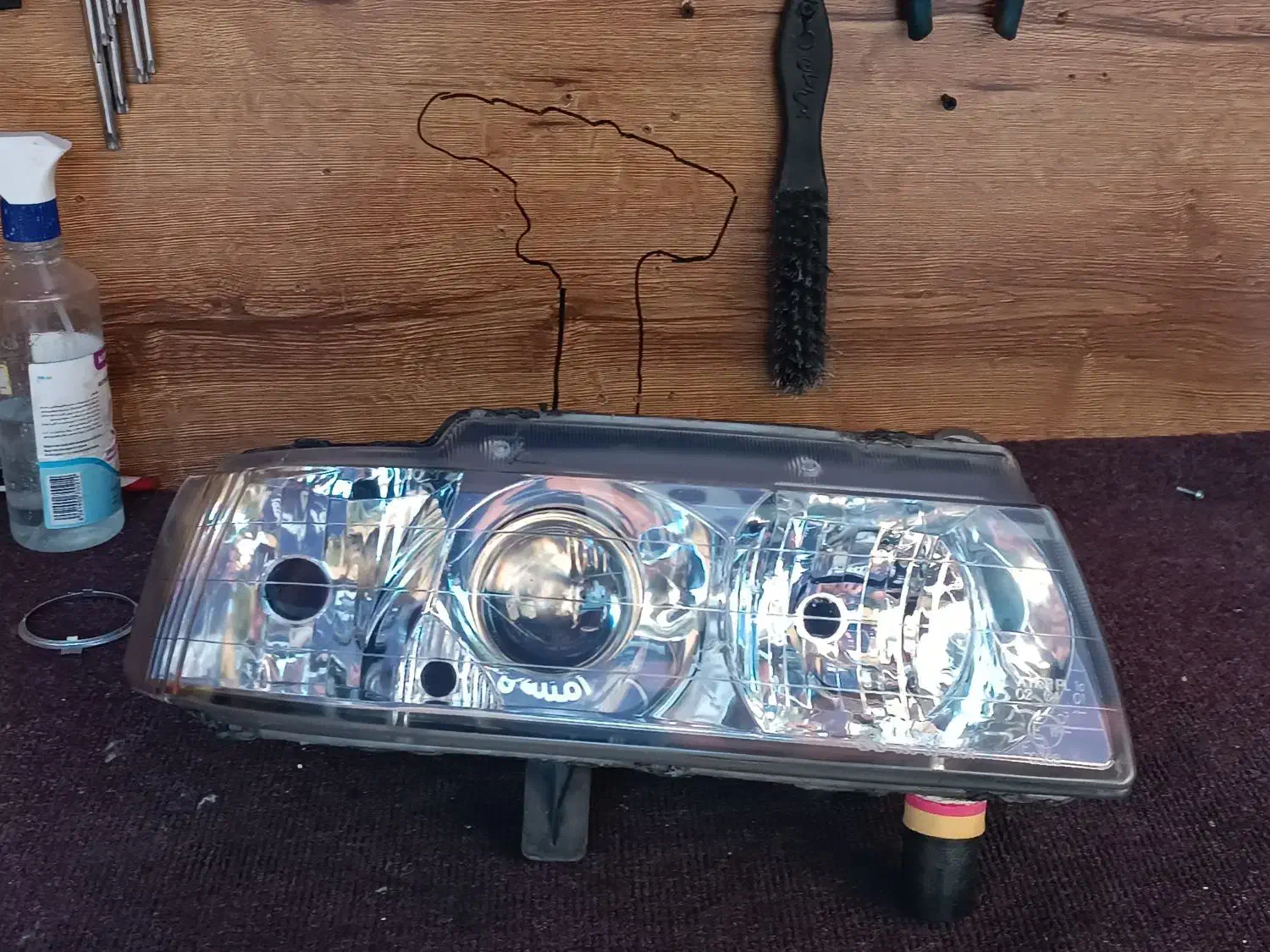 چراغ جلو پارس / سمند/۲۰۶|قطعات یدکی و لوازم جانبی|شیراز, پودنک|دیوار