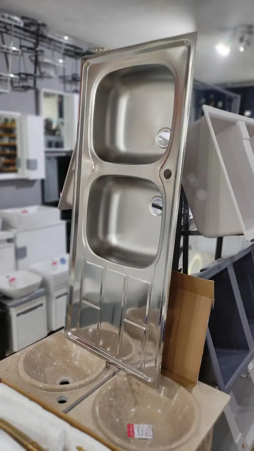 سینک ظرفشویی استیل توکار اخوان|مصالح و تجهیزات ساختمان|لاهیجان, گلستان|دیوار