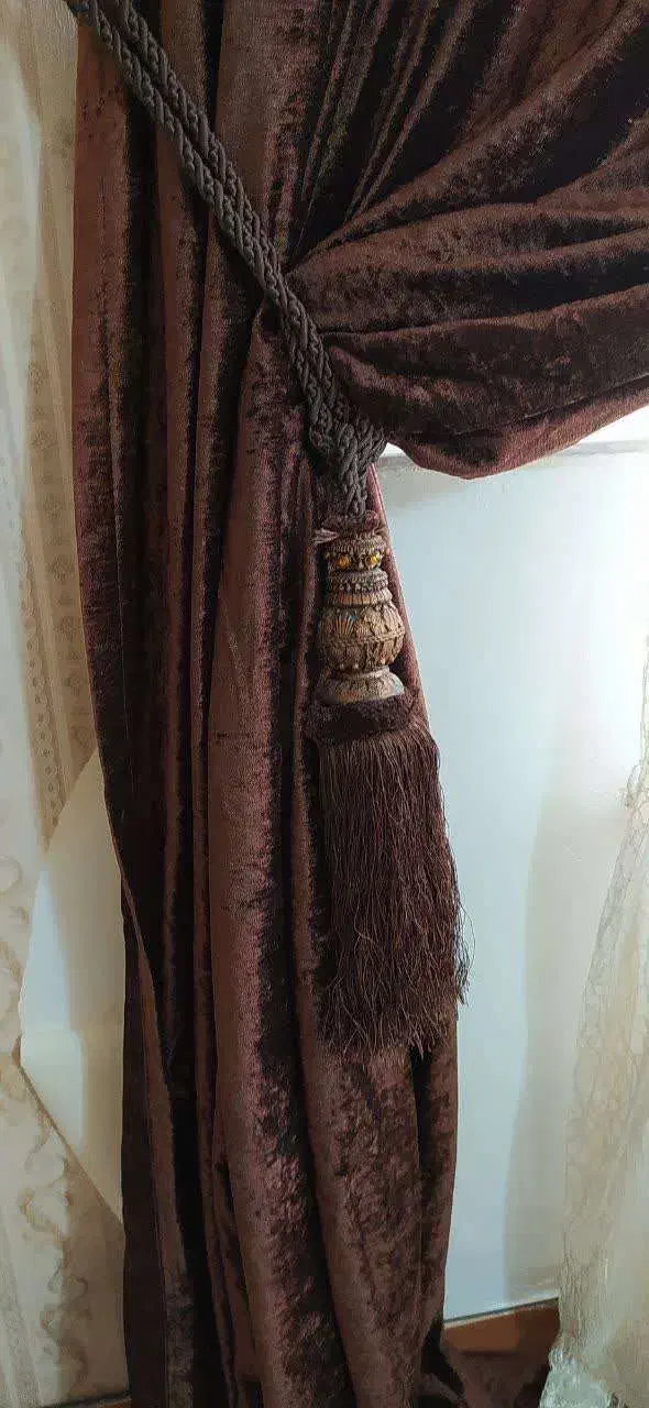 پرده مخمل|پرده، رانر، رومیزی|رشت, رشتیان|دیوار