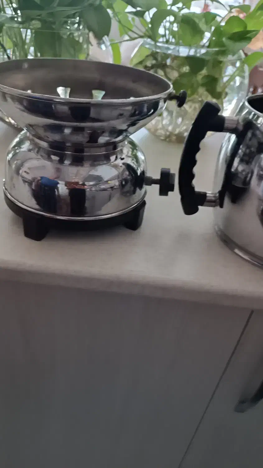 سماور تخم مرغی گازی مارک گلستان|سماور، چای‌ساز، قهوه‌ساز|بیرجند, |دیوار