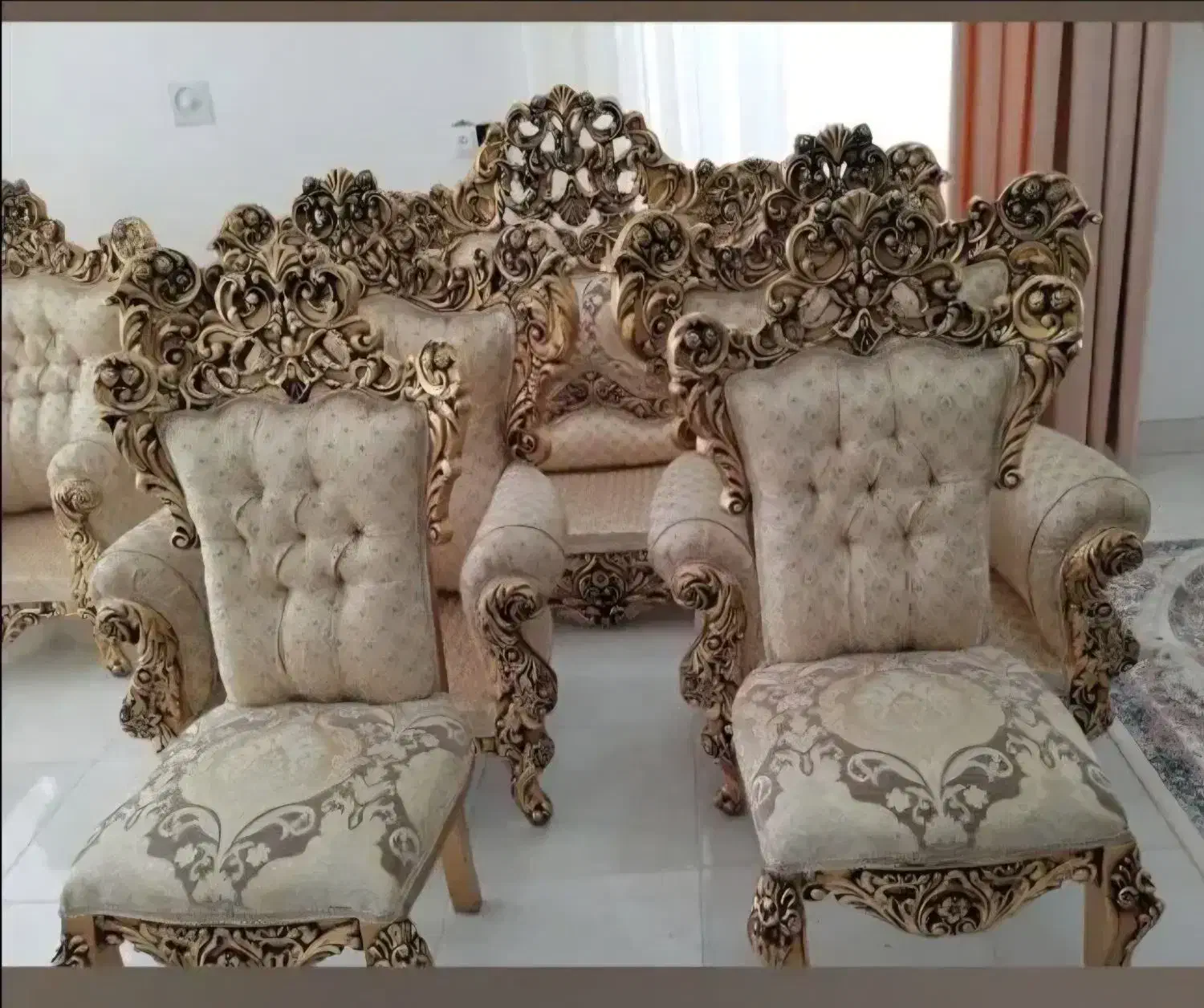 مبل سلطنتی|مبلمان خانگی و میز عسلی|رفسنجان, |دیوار