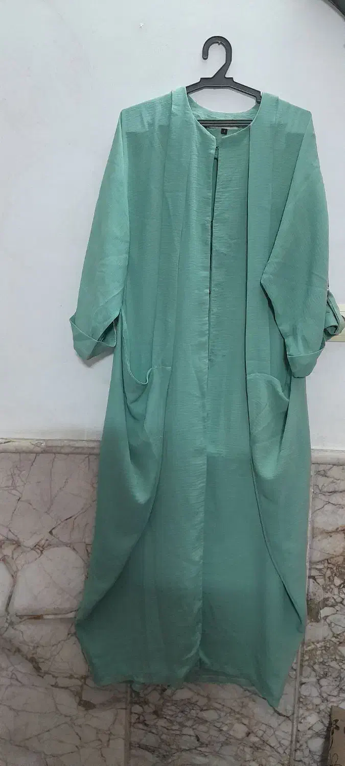 مانتوعبا یا عبایی مانتو عروسکی مشکی|لباس|گلپایگان, |دیوار