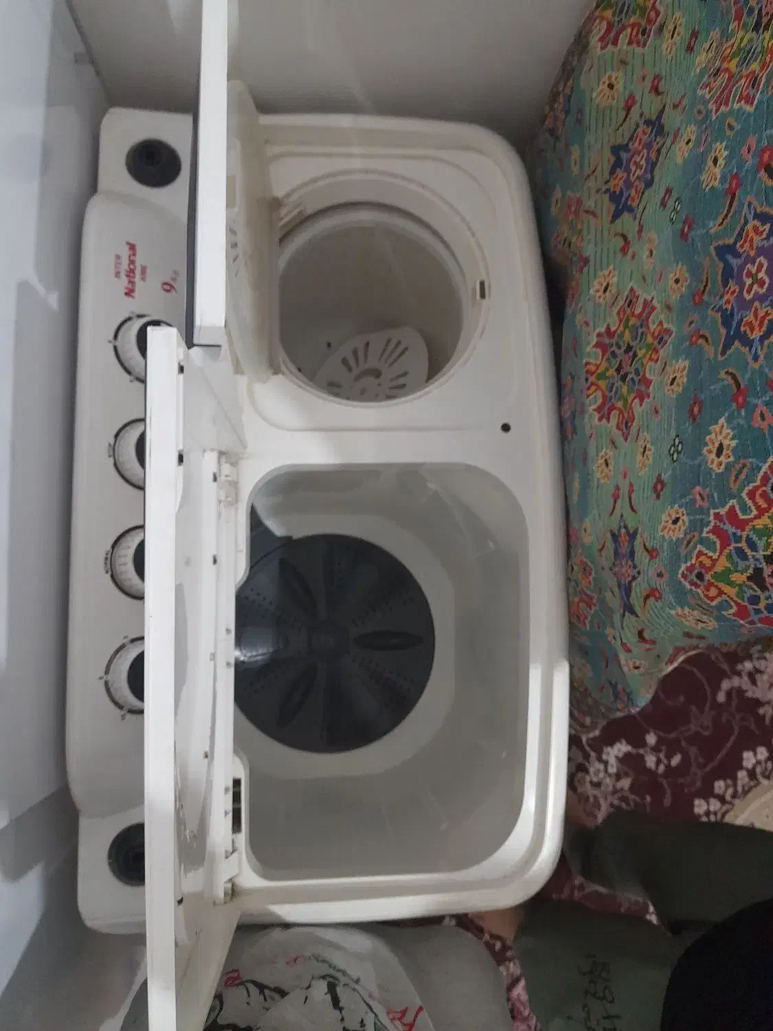 ماشین لباسشویی ۹ کیلویی دو قلو|ماشین لباسشویی و خشک‌کن لباس|مشهد, الهیه|دیوار