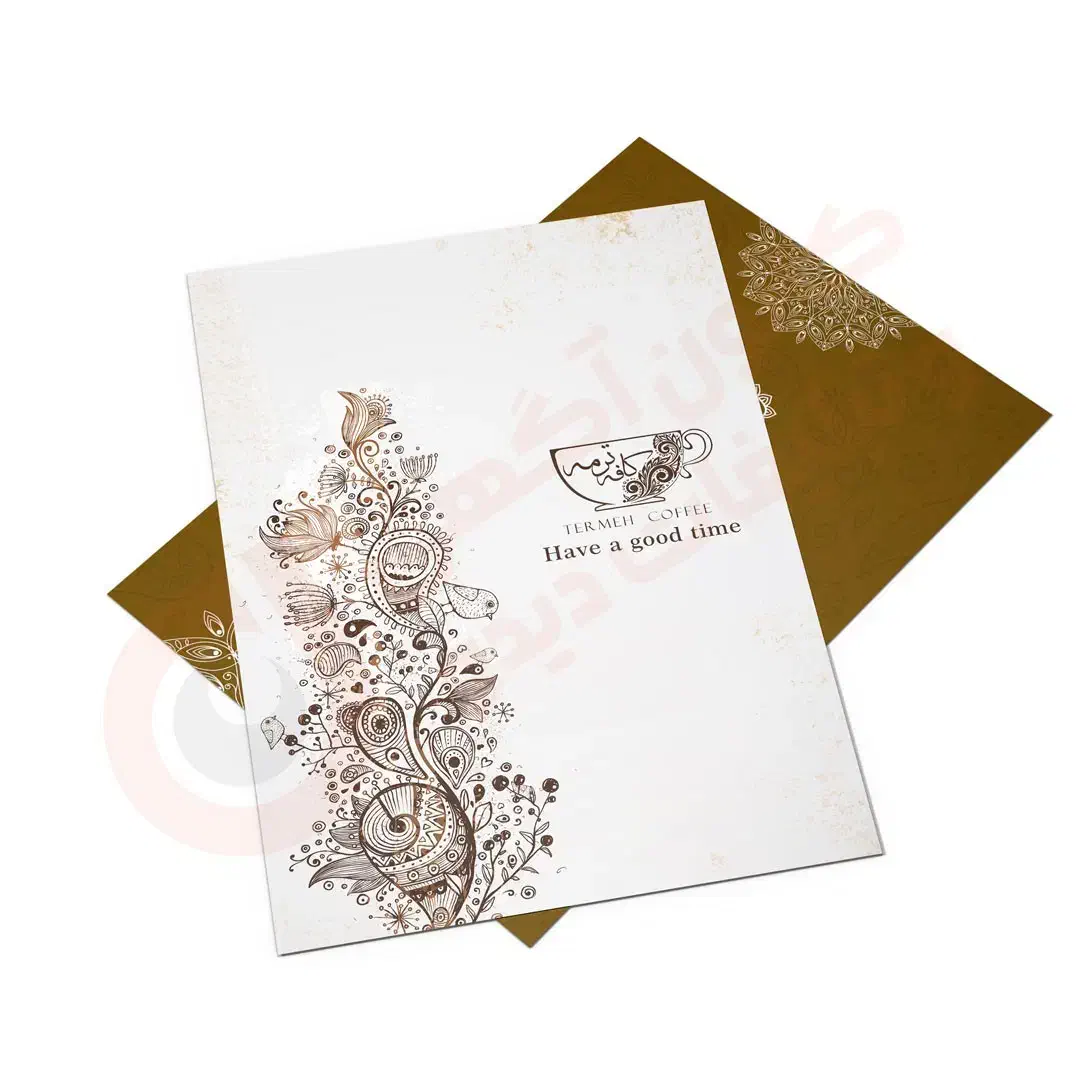 طراحی و چاپ منو کافه رستوران|خدمات رایانه‌ای و موبایل|خمینی‌شهر, |دیوار