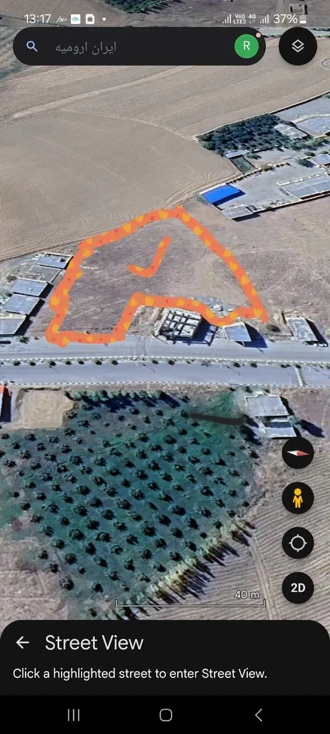 زمین های مسکونی واقع در ورودی شهر سیلوانا|فروش زمین و ملک کلنگی|سیلوانه, |دیوار