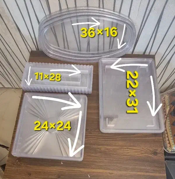 ظروف شفاف کریستال یکبار مصرف|ظروف سرو و پذیرایی|پردیس, فاز ۲|دیوار