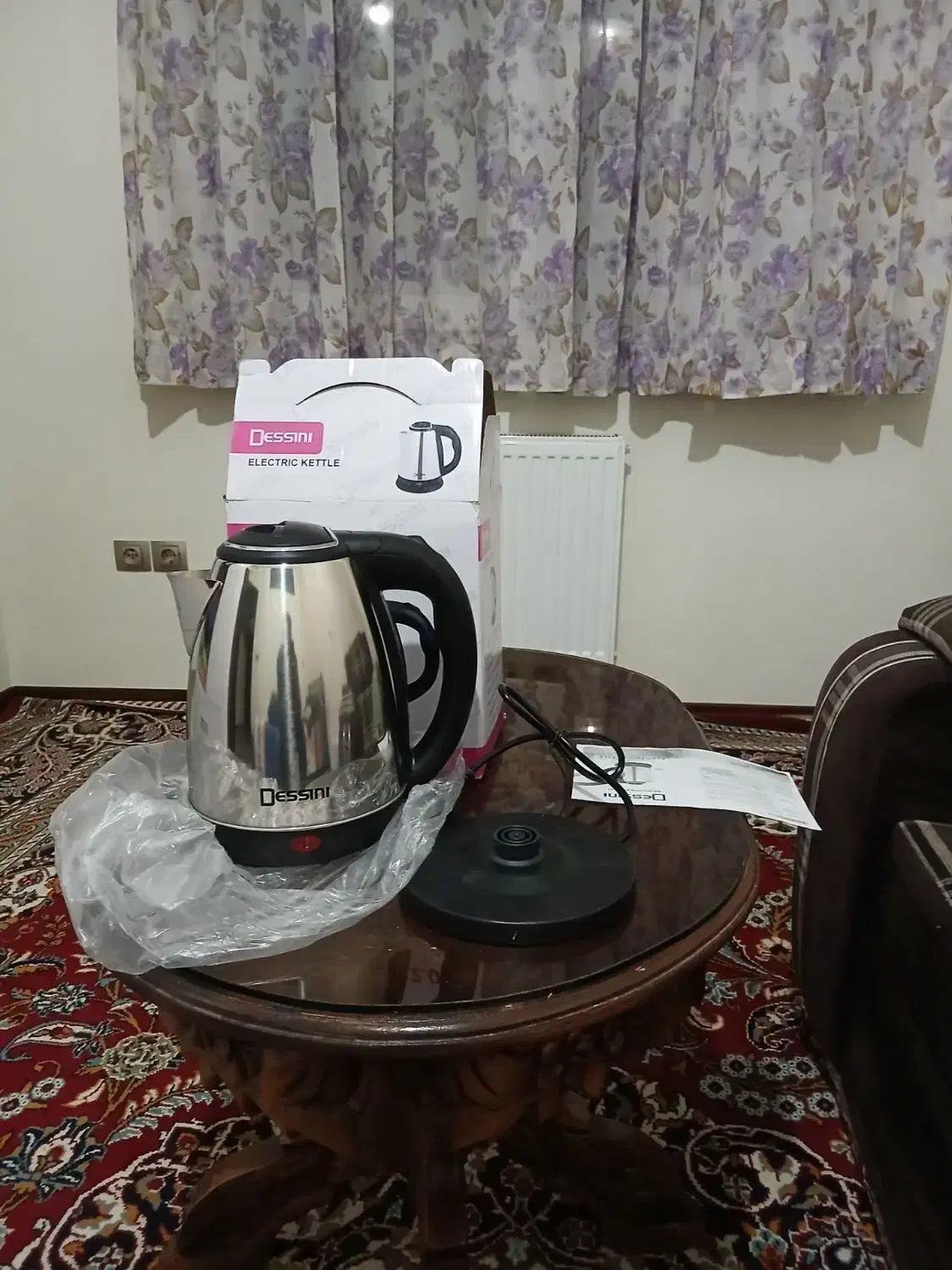 کتری برقی اصلی خارجی اکبند داری نشانگر و ۲لیتری|سماور، چای‌ساز، قهوه‌ساز|شیروان (خراسان), |دیوار