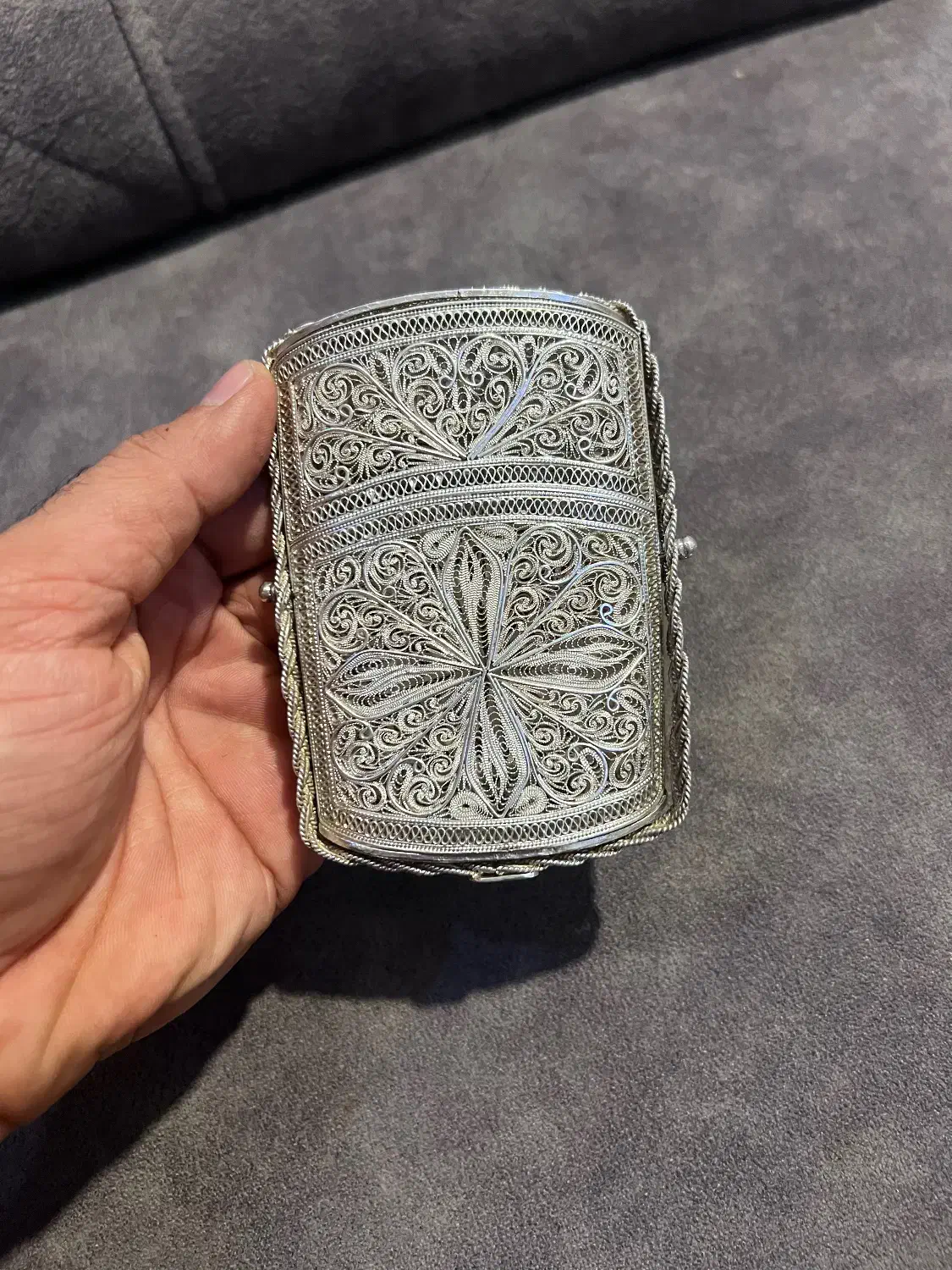 جاسیگاری نقره دست ساز|کلکسیون اشیاء عتیقه|تهران, سردارجنگل|دیوار