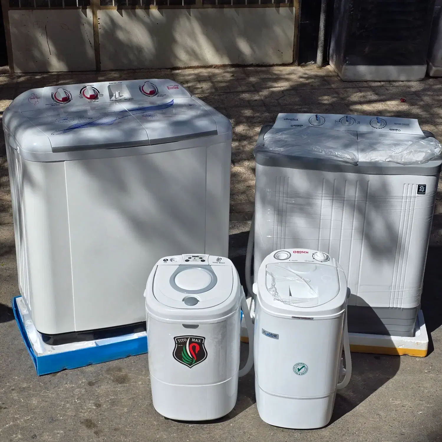 لباسشویی دوقلو 7/9/15 کیلو سیلور اکسلنت پاکشوما|ماشین لباسشویی و خشک‌کن لباس|مشهد, طلاب|دیوار