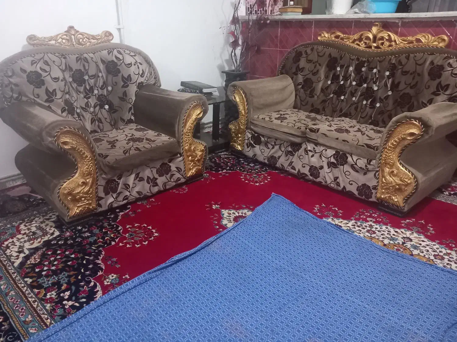 مبل راحتی ۷نفره|مبلمان خانگی و میز عسلی|الوند, |دیوار