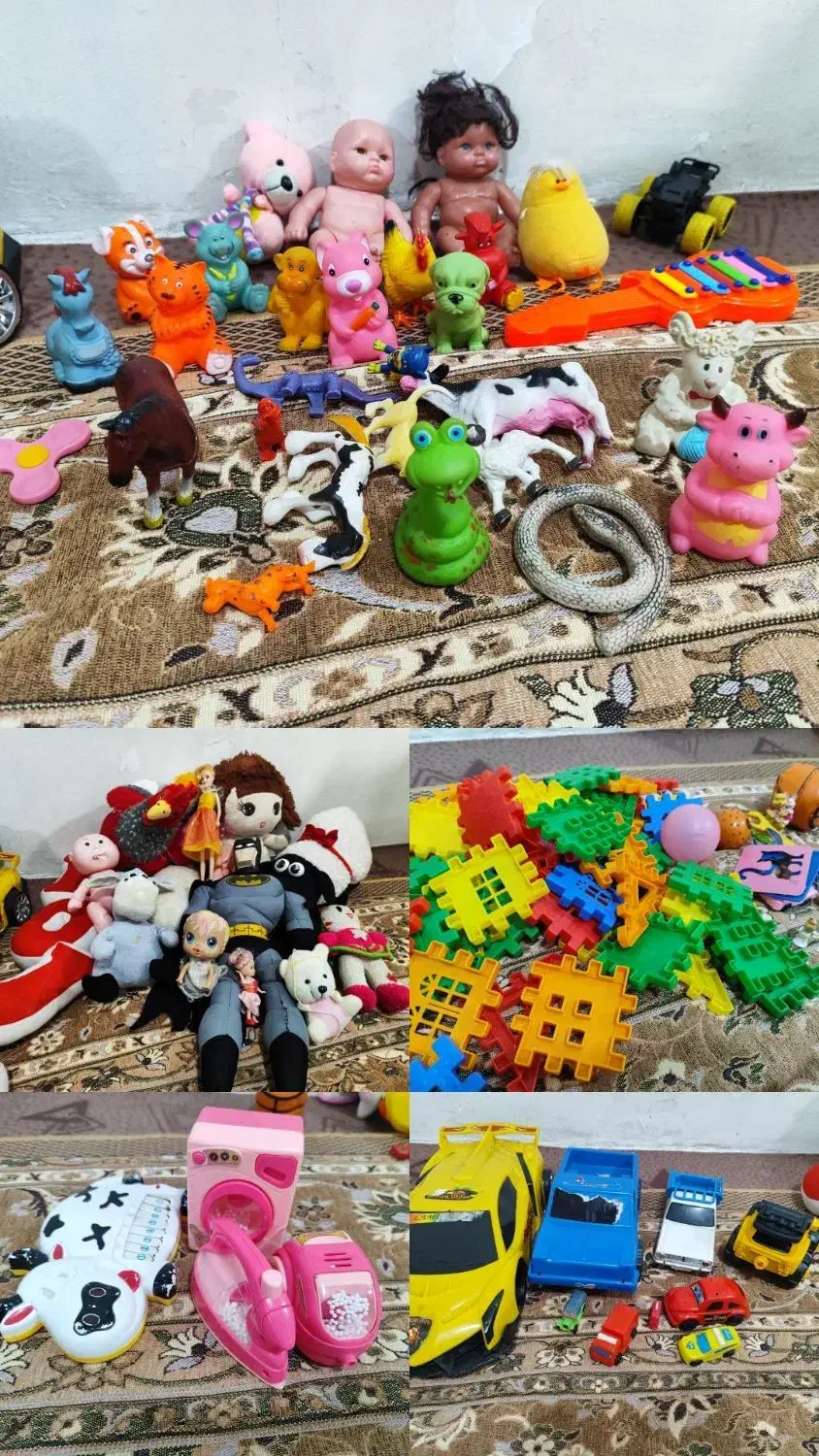 اسباب بازی و عروسک و ماشین و  خانه سازی|اسباب‌بازی بچه|نسیم‌شهر, |دیوار