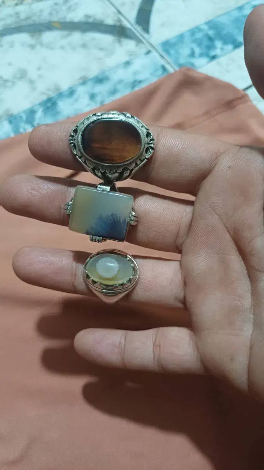 سه عددانگشترخوب قدیمی|جواهرات|بندرعباس, |دیوار