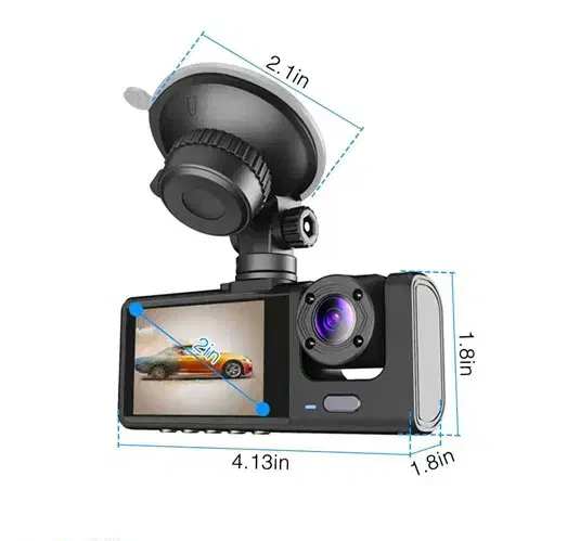 دوربین ثبت وقایع ۳ لنز مموری خور full hd|قطعات یدکی و لوازم جانبی|مشهد, هنرور|دیوار