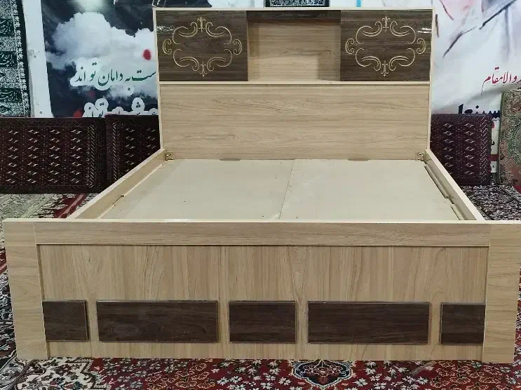 تخت خواب دونفره MDF|تخت و سرویس خواب|زاهدان, |دیوار