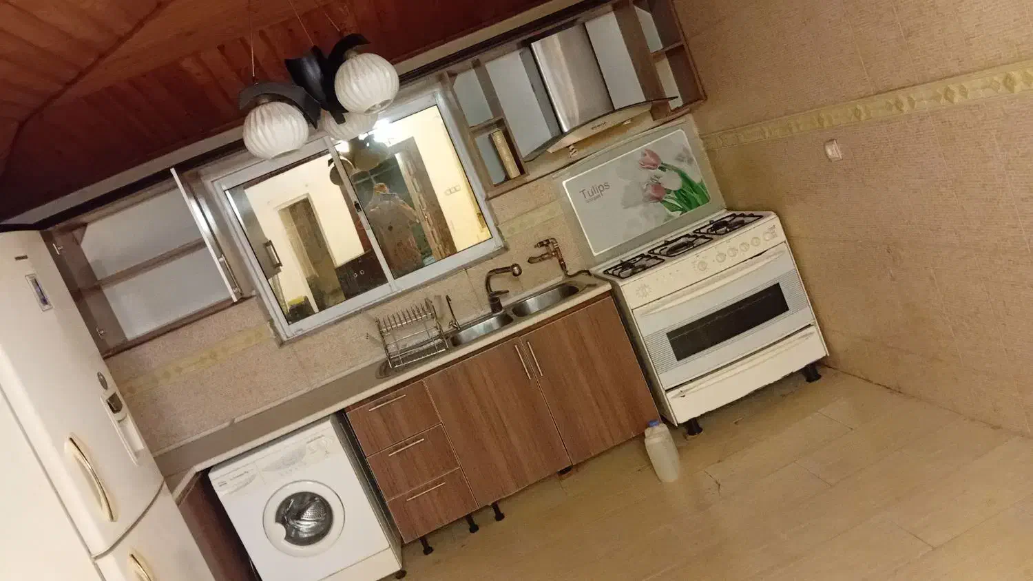 کابینت ام دی اف آشپزخانه بالاوپایین|مصالح و تجهیزات ساختمان|رویان, |دیوار