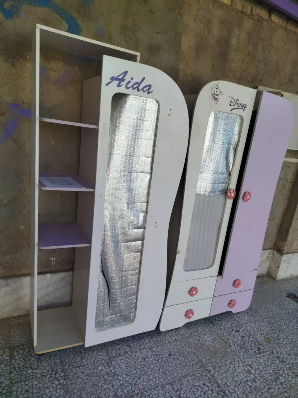 کمد 2تیکه|جاکفشی، کمد، دراور|زابل, |دیوار