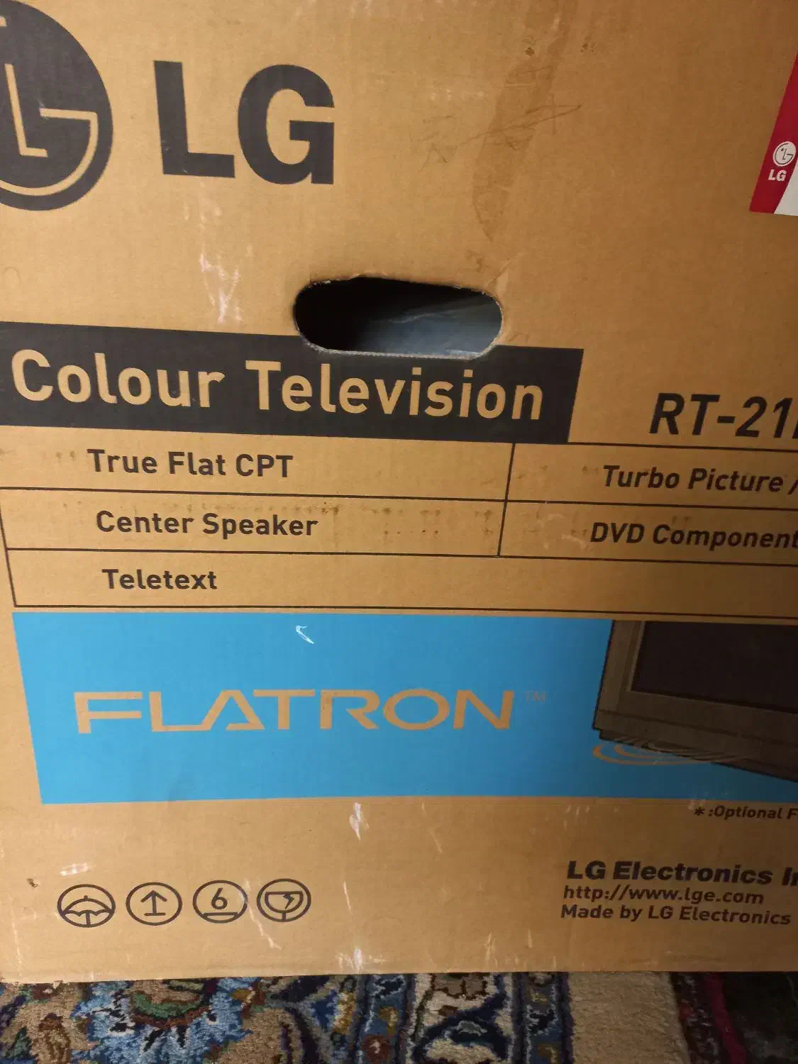 تلویزیون رنگی LG.با کارتن|تلویزیون و پروژکتور|اصفهان, سروستان|دیوار