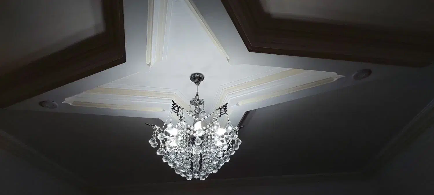 لوستر|لوستر و چراغ آویز|تاکستان, |دیوار