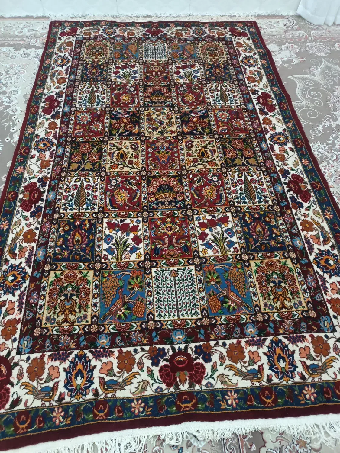 قالی دست باف|فرش|فارسان, |دیوار