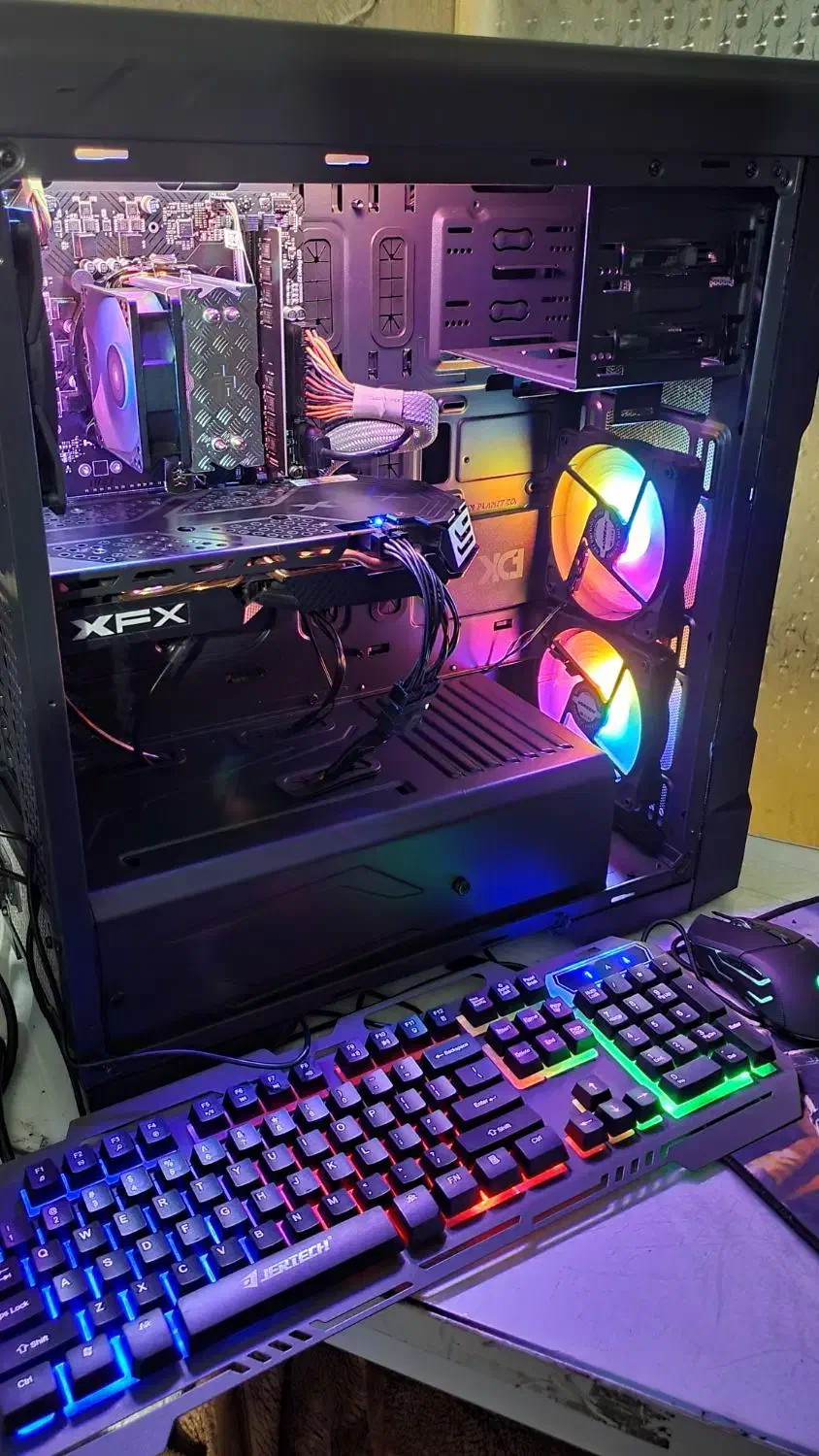 کیس نسل ۱۴غول i5 14400 رم32 .. B760 گرافیک K620|رایانه رومیزی|مشهد, جانباز|دیوار