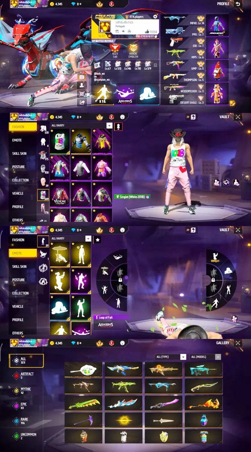 اکانت فری فایر|کنسول، بازی ویدئویی و آنلاین|فراغی, |دیوار