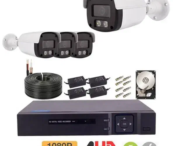 پک کامل دوربین مداربسته ۴ عددی|دوربین مداربسته|تربتحیدریه, فردوسی جنوبی|دیوار