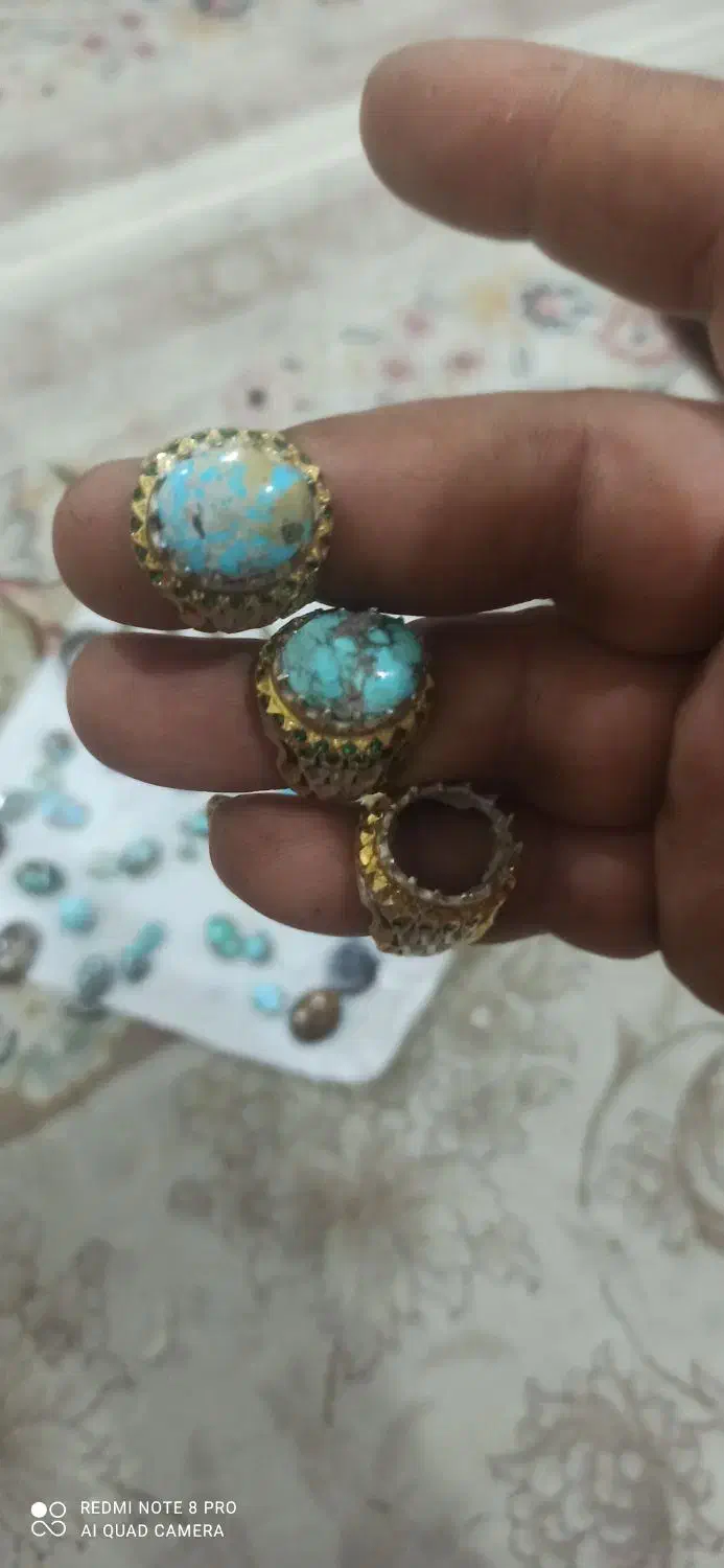 انگشتر فیروزه و رکاب خالی|جواهرات|اهواز, کوی سعدی|دیوار