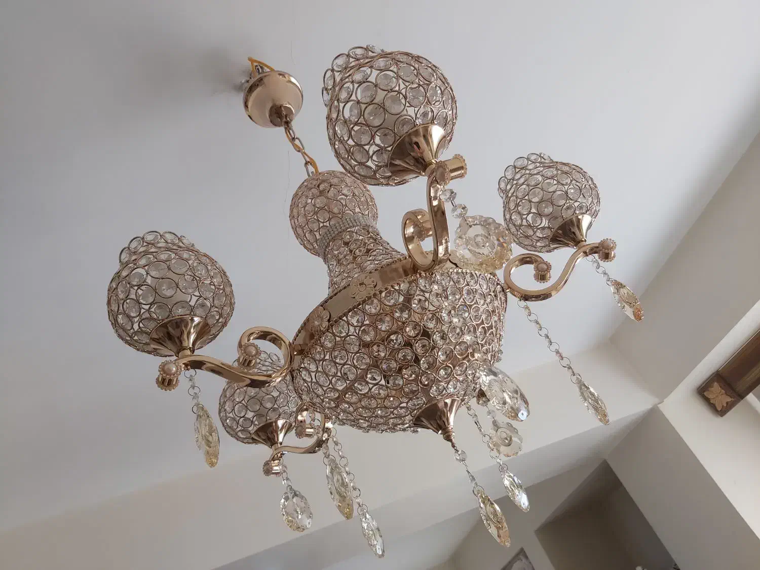 لوستر|لوستر و چراغ آویز|تبریز, |دیوار