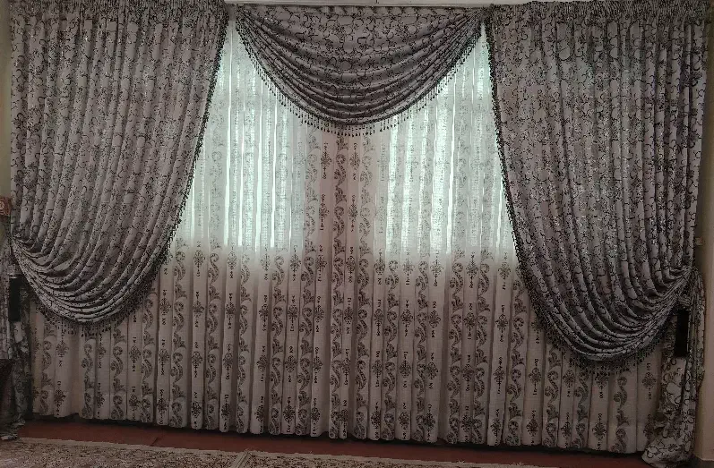 پرده پذیرایی با والان|پرده، رانر، رومیزی|سمنان, |دیوار