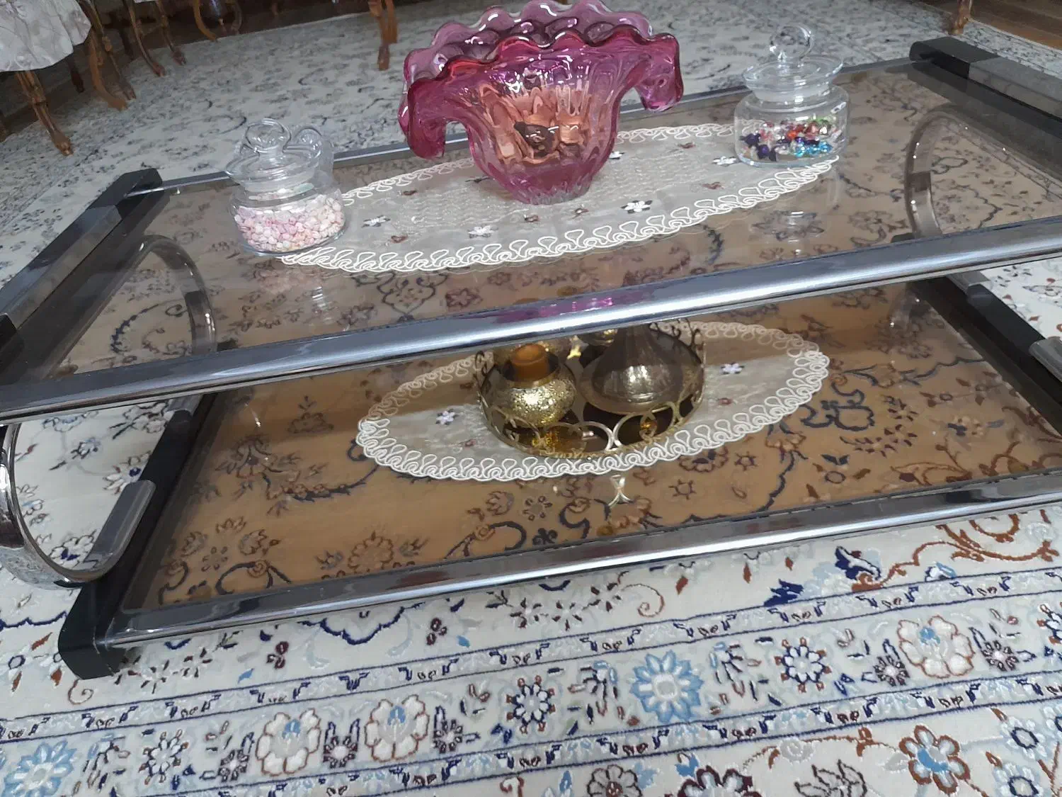 میز جلو مبلی خارجی.|مبلمان خانگی و میز عسلی|تهران, شهرک چیتگر|دیوار
