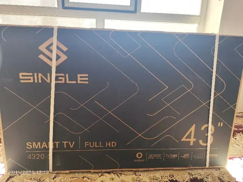 تلوزیون سینگل مدل4320سایز ۴۳ اینچ LED Full HD|تلویزیون و پروژکتور|شهرکرد, |دیوار