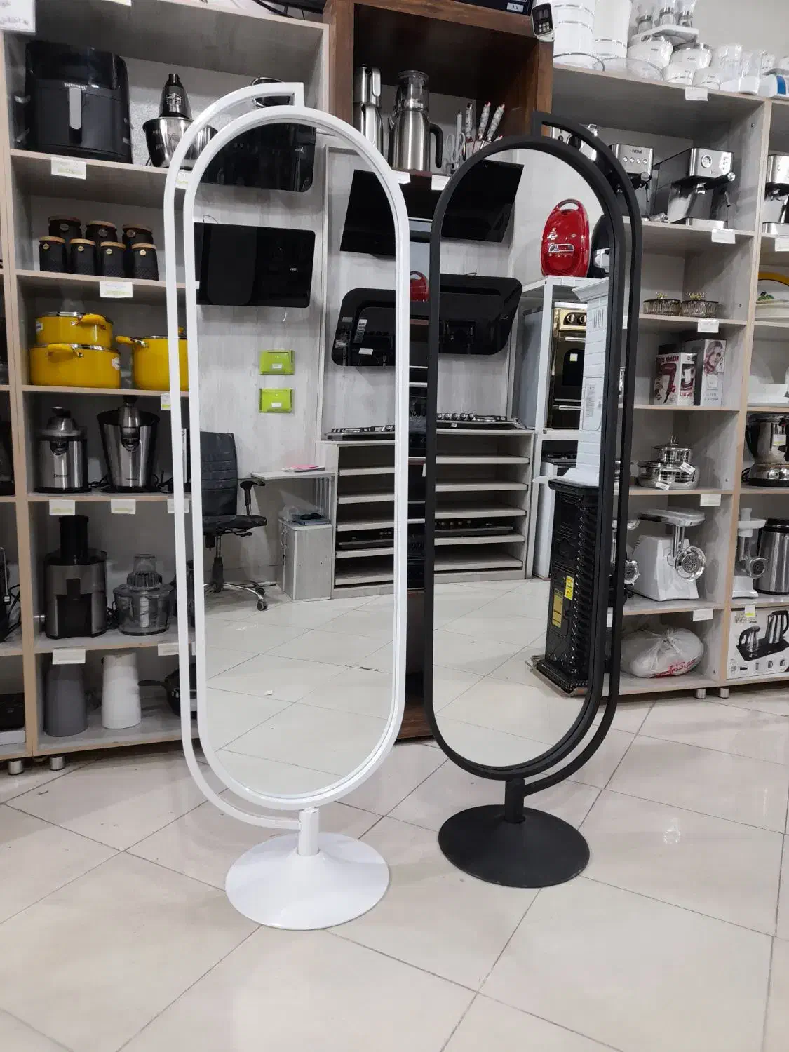 آینه پایه ثابت بشقابی * اثاث مارکت|آینه|سیرجان, |دیوار