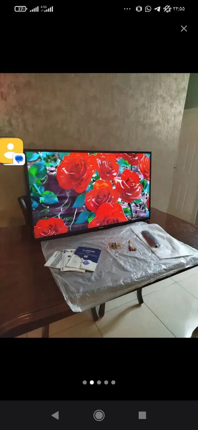 تلویزیون 32ال ای دی سامسونگ|تلویزیون و پروژکتور|شیروان (خراسان), |دیوار