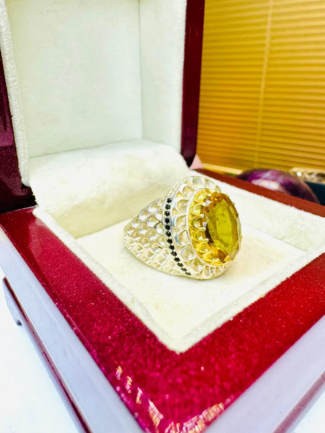 انگشتر فوق کلکسیونی گوهرسنگ الکساندریت جواهری اعلا|بدلیجات|تبریز, |دیوار