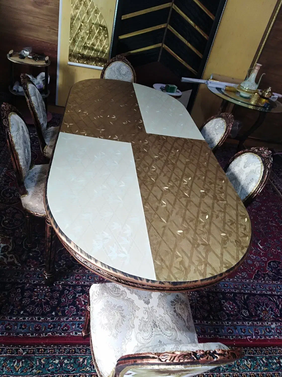 میز ناهار خوری|میز و صندلی غذاخوری|برازجان, |دیوار