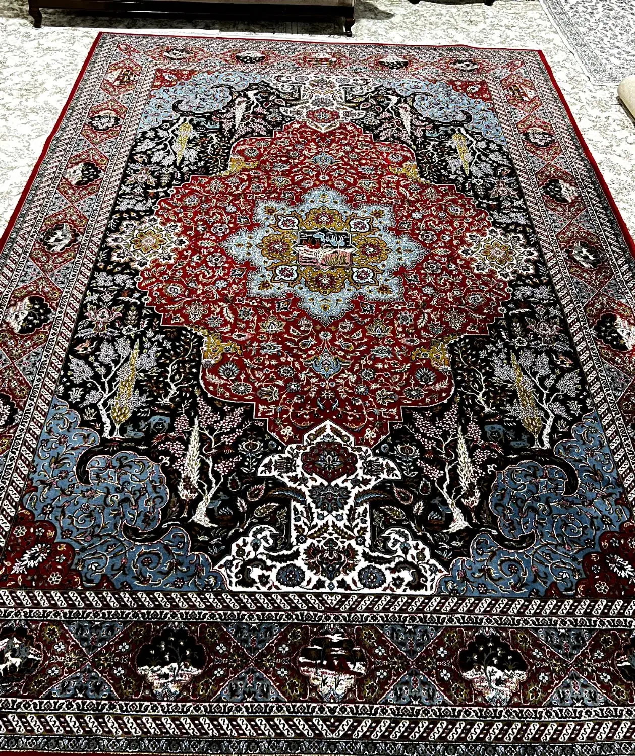 یک عدد فرش 12متری زیبا مشابه صفر|فرش|پیرانشهر, |دیوار