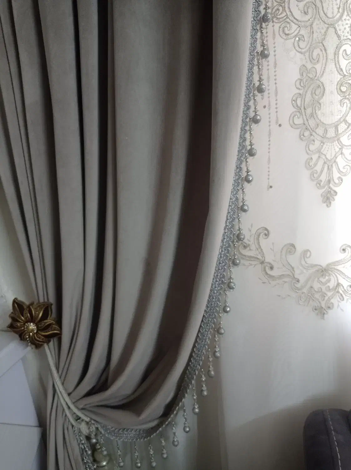 کنار پرده|پرده، رانر، رومیزی|ورامین, ورامین|دیوار