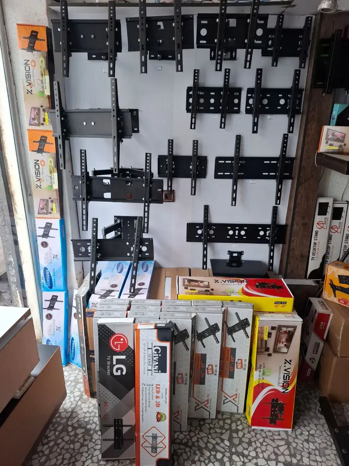 پایه تلویزیون مدل بازویی،متحرک جهت نصب تلویزیون|تلویزیون و پروژکتور|رشت, شالکو|دیوار