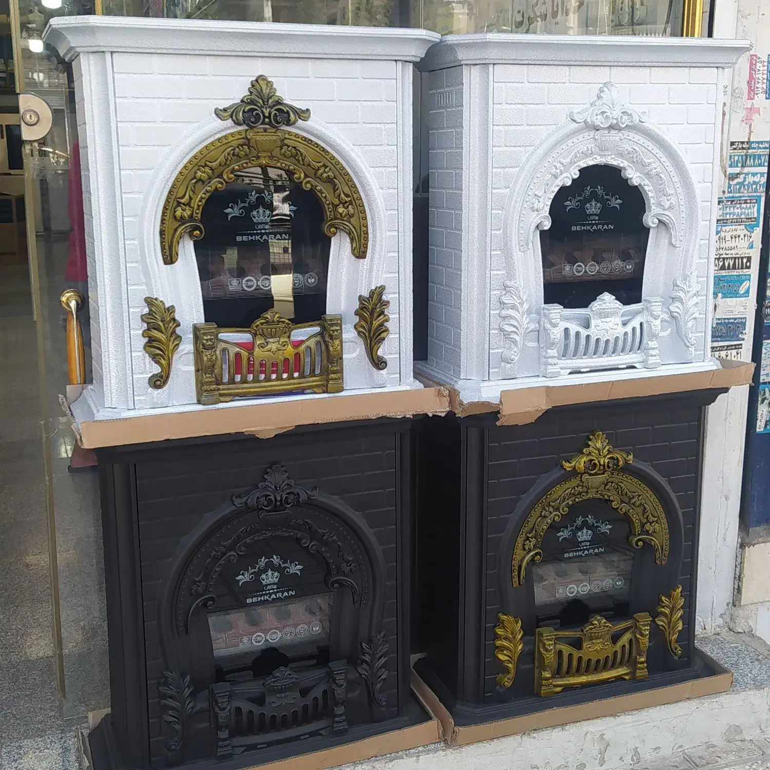 بخاری شومینه گازی ۲۴۰۰۰ بهکاران * اثاث مارکت|بخاری، هیتر، شومینه|سیرجان, |دیوار