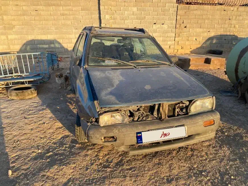 پراید تصادفی مدل ۸۴ دوگانه سی ان جی|خودرو سواری و وانت|شهرضا, |دیوار