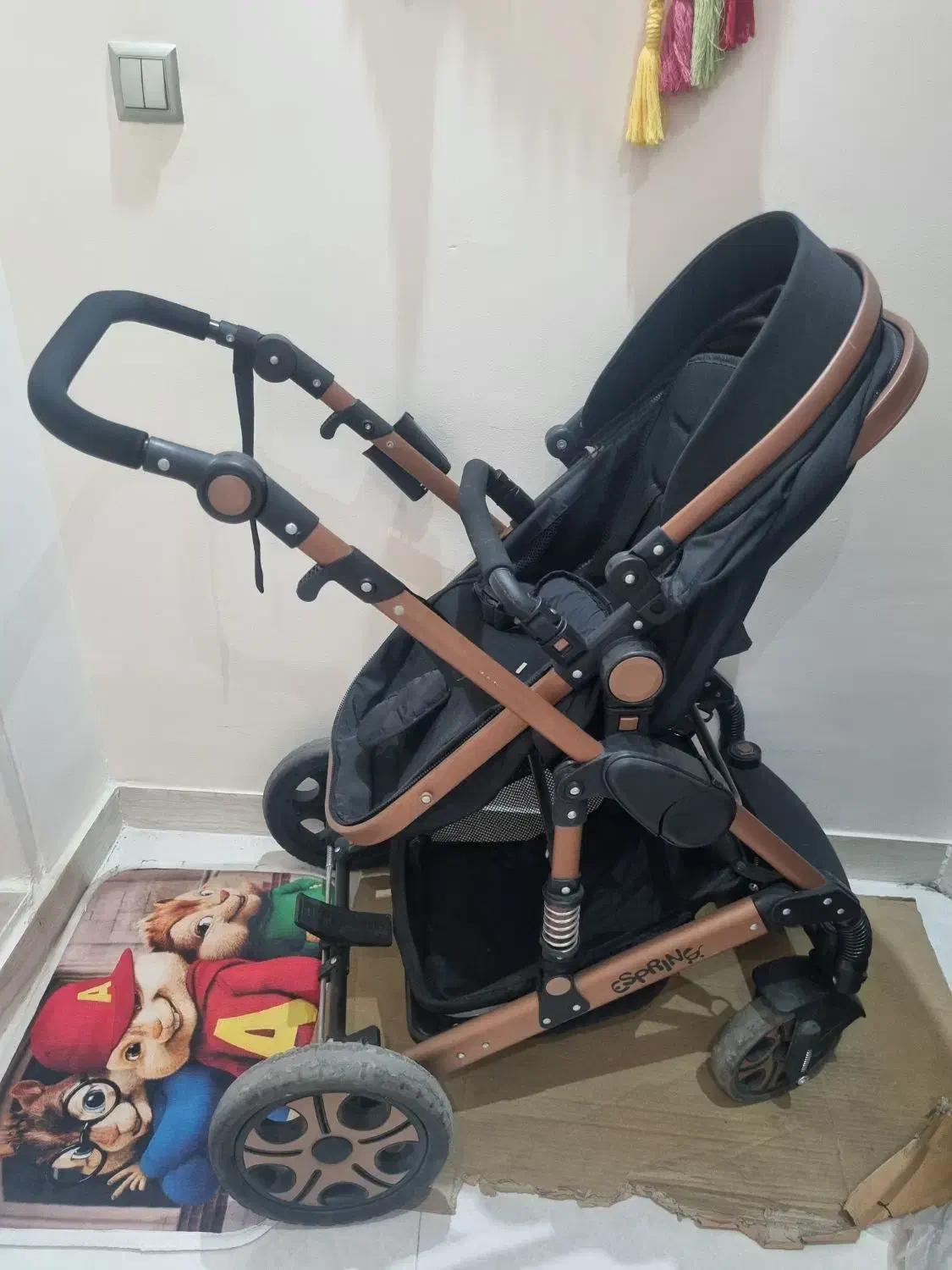 کالسکه اسپرینگ..espring|کالسکه و لوازم جانبی|رشت, معلم|دیوار